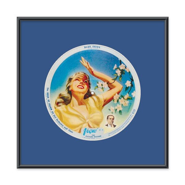 Picture Disc Black Aluminum Matted
